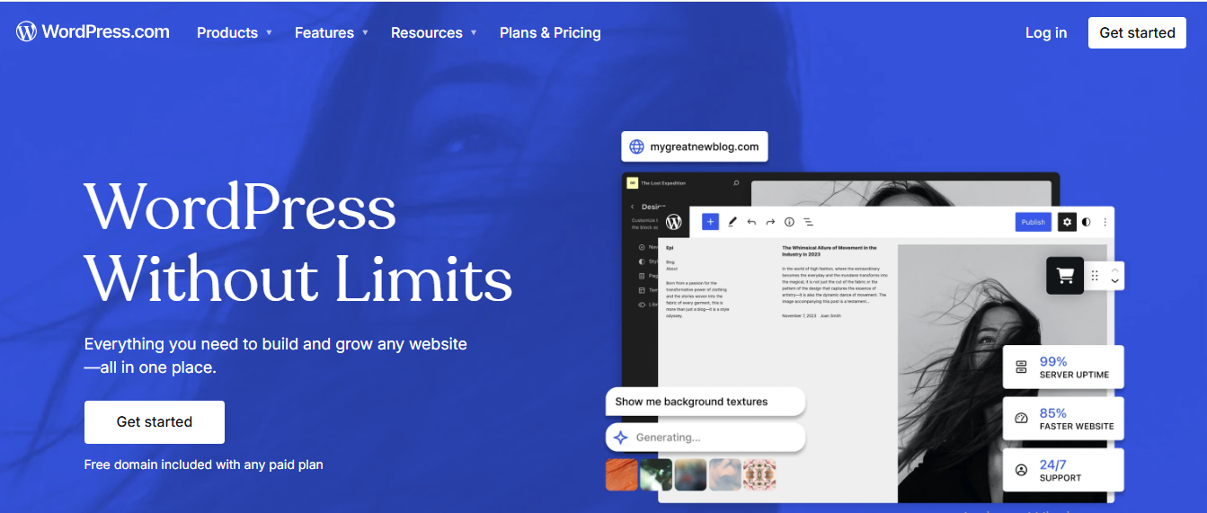 Wordpress- best website platforms for your business