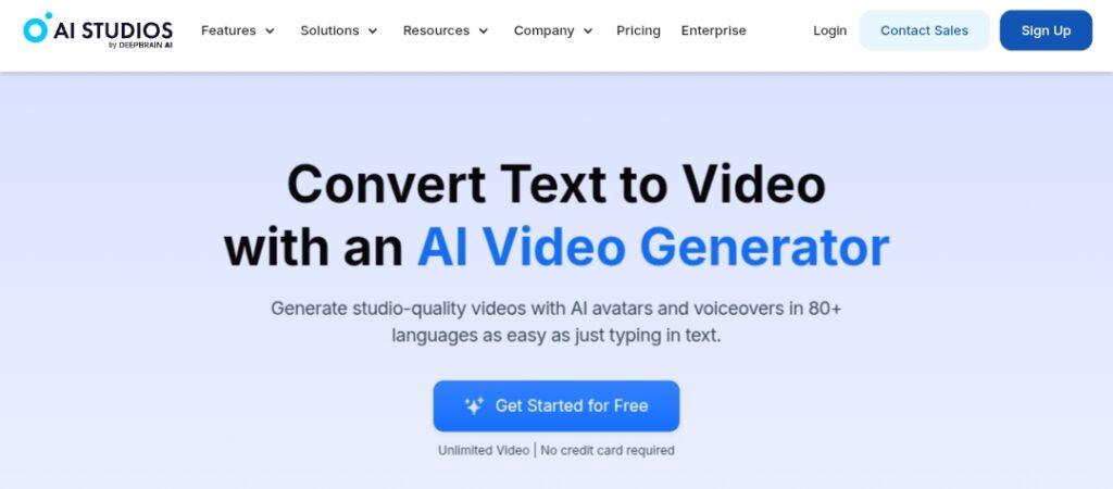 AI video generator 
