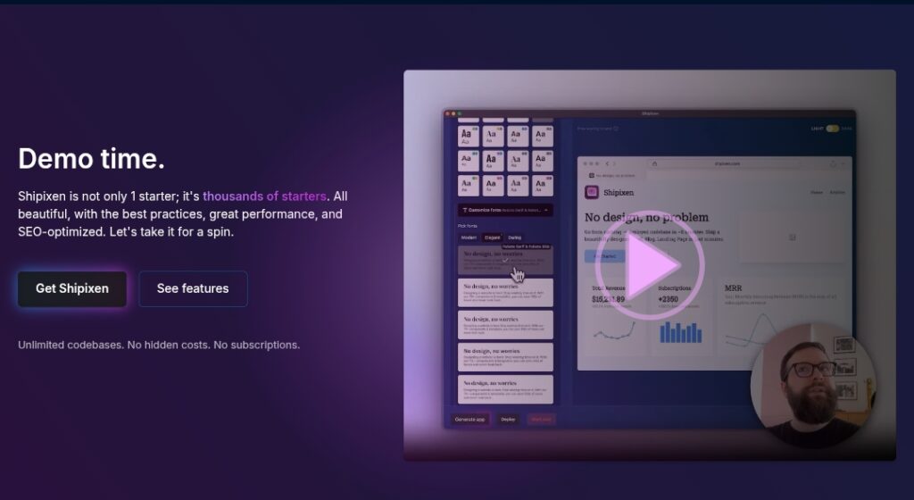 AI website generator
